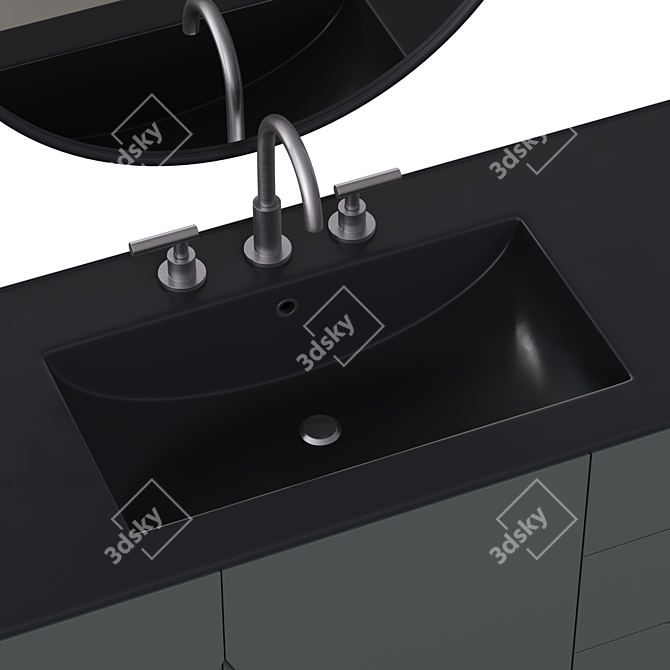Vitality 48" Bathroom Vanity Set 3D model image 4