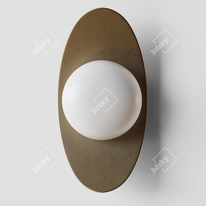 Elegant ALON Wall Lamp 3D model image 3