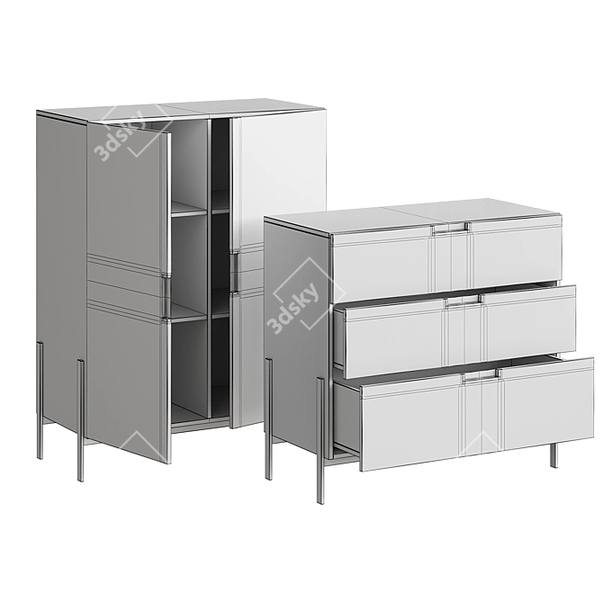 Liges-1 Divan.ru Komod TV Stand 3D model image 4