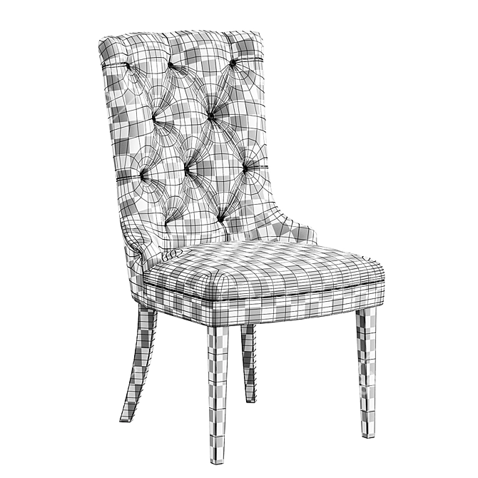 Manhattan High Chair Konyshev 3D model image 6