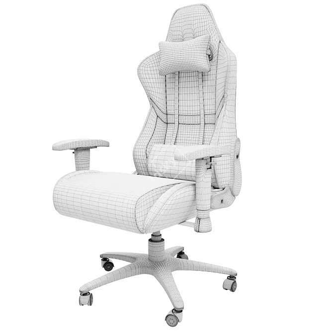 Ergonomic Gaming Chair Cougar Armor One 3D model image 7