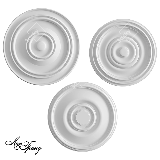 Smooth Rosettes by LepGrand 3D model image 1