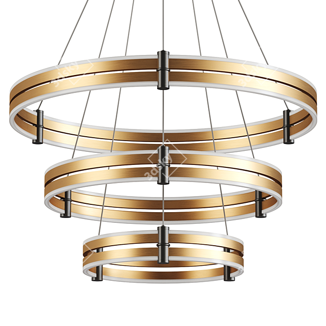 Zortes DUBLE-R LED Pendant Light 3D model image 4