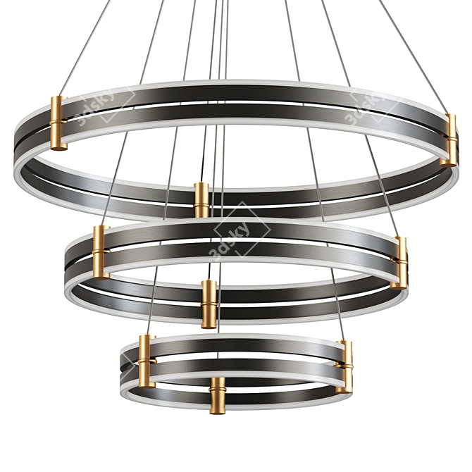 Zortes DUBLE-R LED Pendant Light 3D model image 6