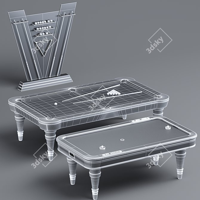 Premium Game Room Furniture Collection 3D model image 7