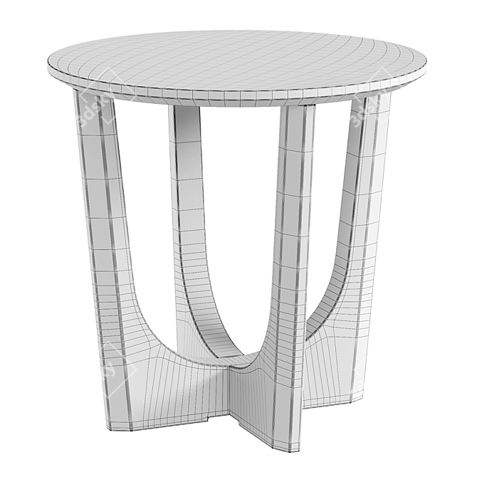 Modern Tovi Side Table 3D model image 7