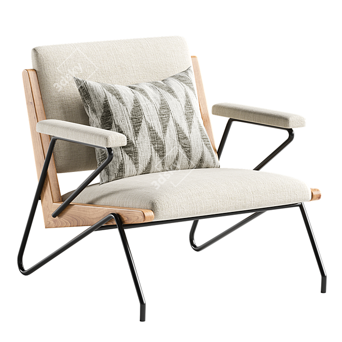 Sonderliving Marianne Chair: Elegant Design 3D model image 1