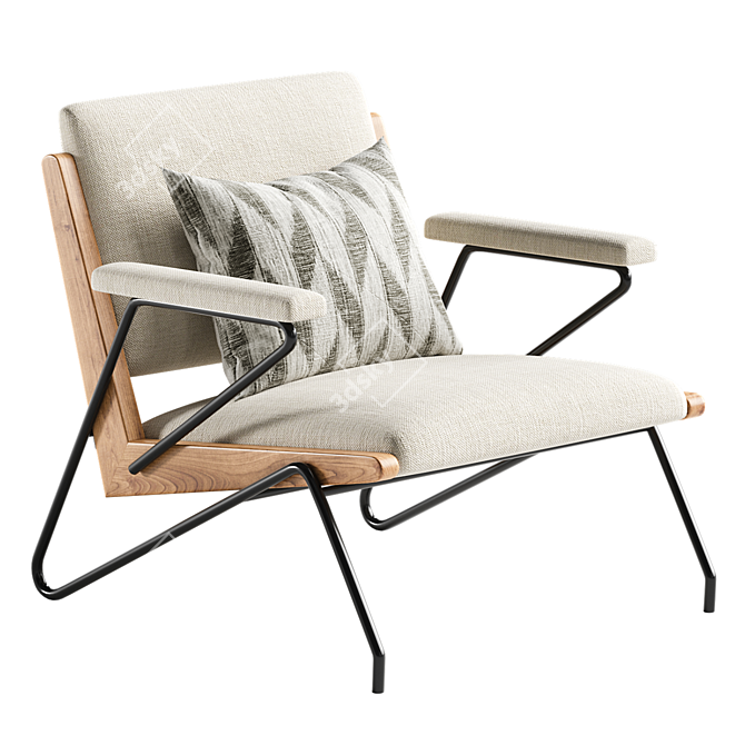 Sonderliving Marianne Chair: Elegant Design 3D model image 2
