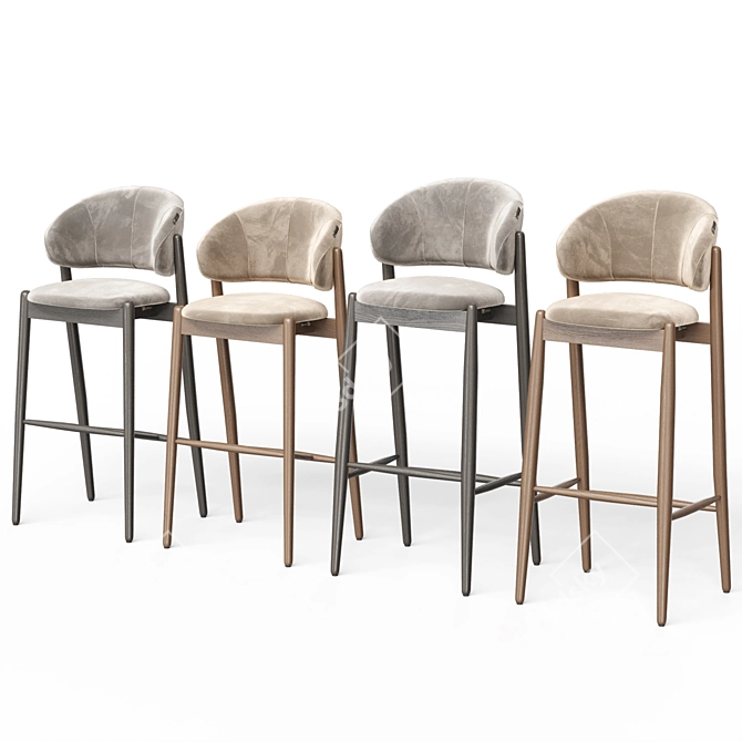 Bar Stools: Family Look Collection 3D model image 13