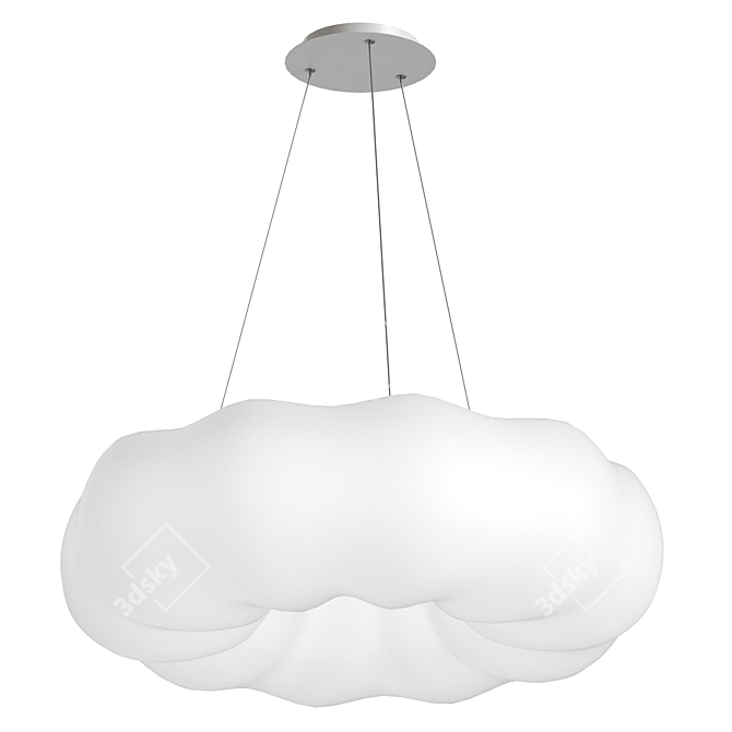 Zortes Soft LED Pendant Light 3D model image 4