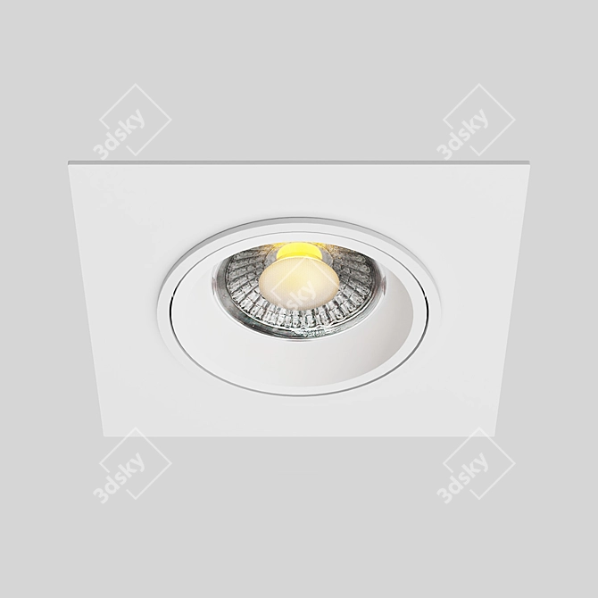 Elegant Directional Embedded Light 3D model image 3