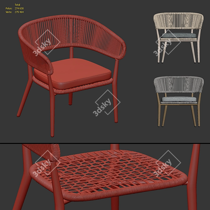 Cosmorelax Atlantic Lounge Chair 3D model image 6
