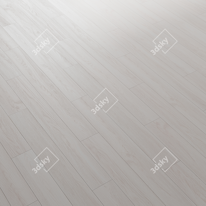 Contemporary Oak Flooring 01 3D model image 4