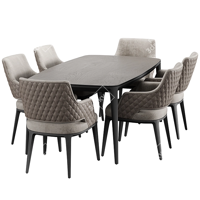 Modern Playground Dining Set 3D model image 4