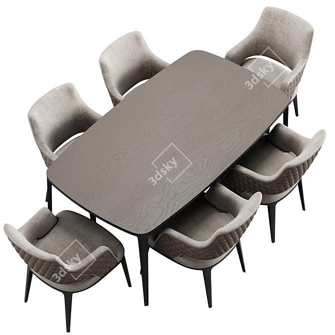 Modern Playground Dining Set 3D model image 5