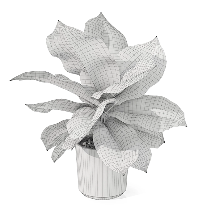 Botanical Collection 1038: Detailed Foliage 3D model image 4