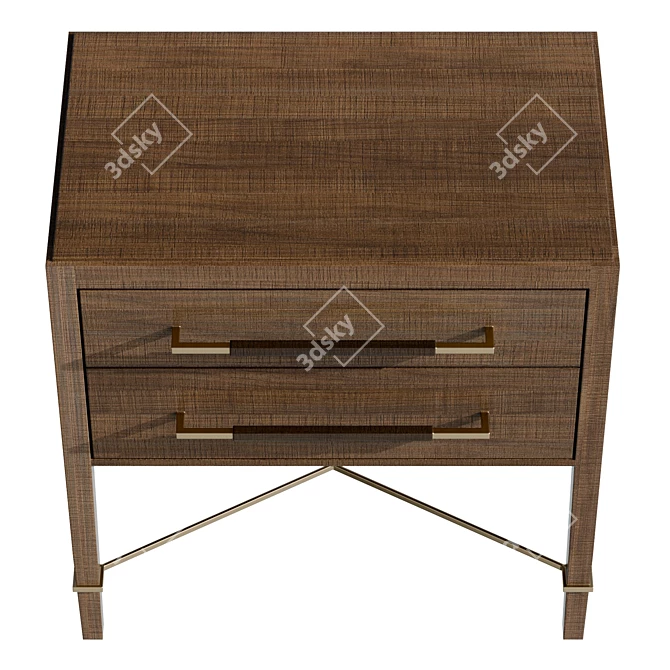  Verona Champagne Coffee Chest 3D model image 3