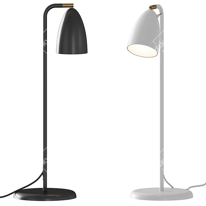 Sleek Nexus Table Lamp 3D model image 1