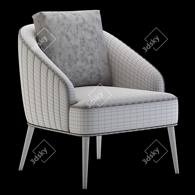 Shelbi Chair 3D Model 3D model image 4