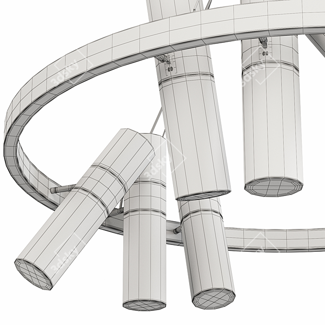  Zortes Tweeny Pendant Chandelier 3D model image 7