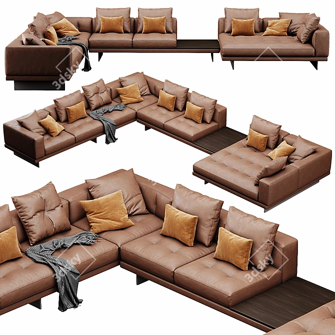 Luxury Minotti Dylan Set 3D 3D model image 3