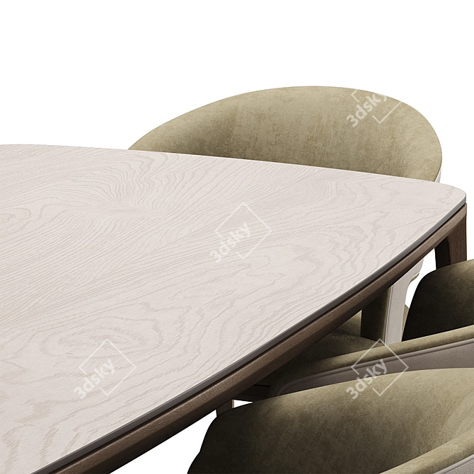 ErgoCrop Chair & Table Set 3D model image 4