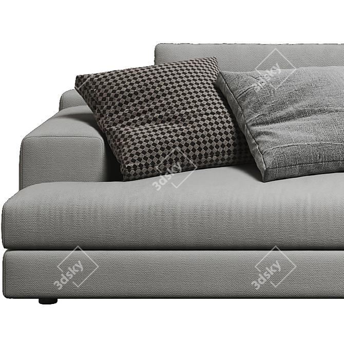 Modern Chaise Longue with Vray Render 3D model image 3