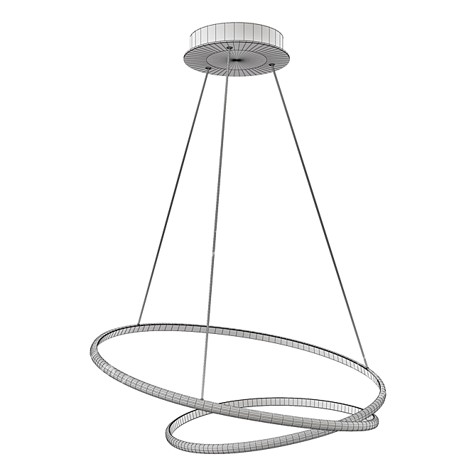 Elegant Nola LED Lighting Fixture 3D model image 3