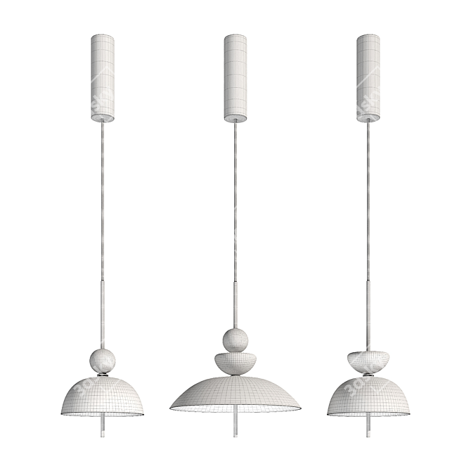 Modern Pendant Light Bangkok 3D model image 4