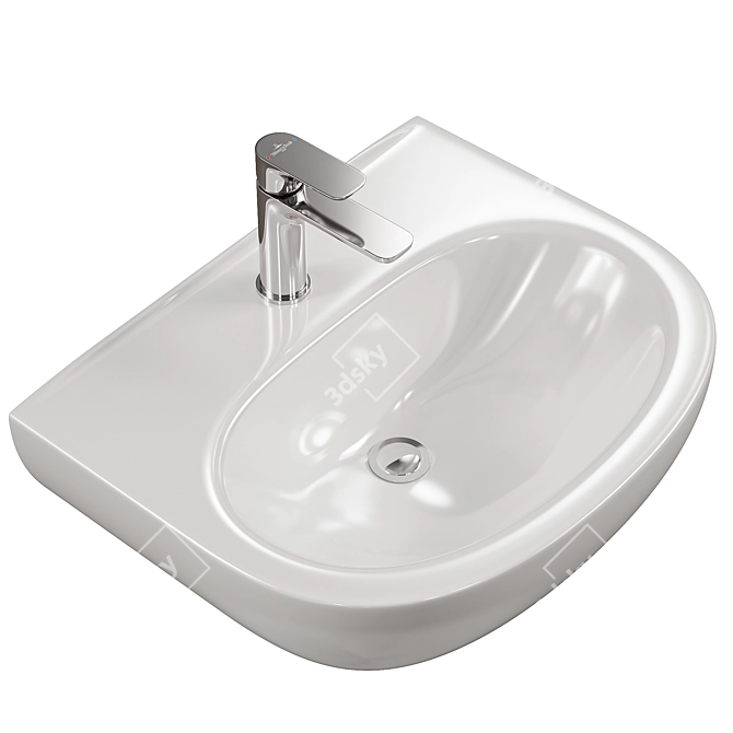 Villeroy&Boch O.novo Sink Set 3D model image 2