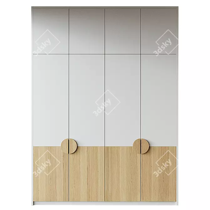 3D Wardrobe Model FBX Corona 3D model image 1