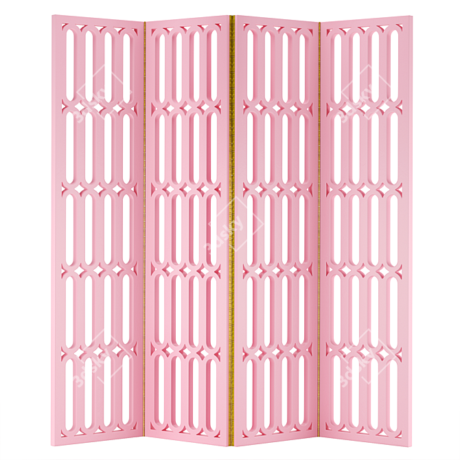 Marshmallow Partition Screen 3D model image 2