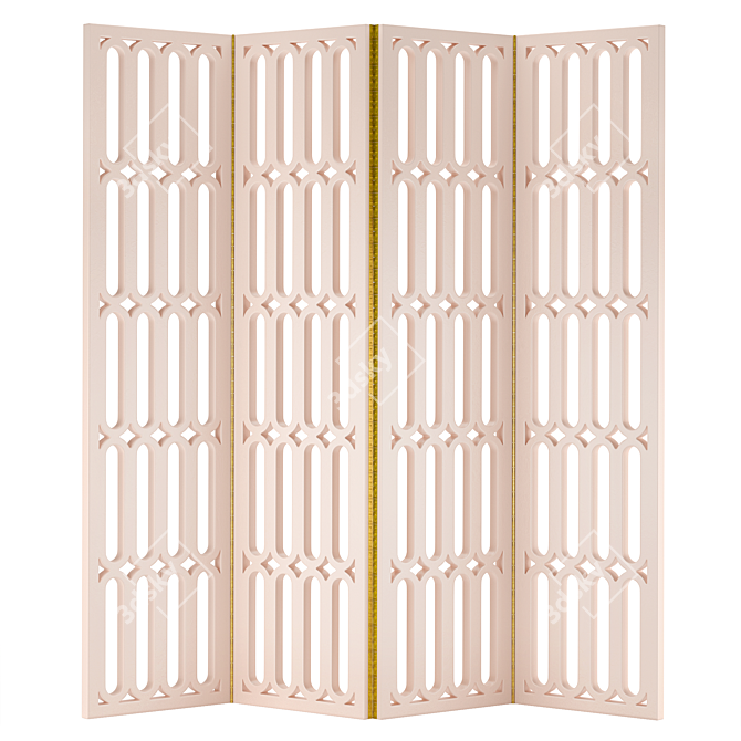 Marshmallow Partition Screen 3D model image 5