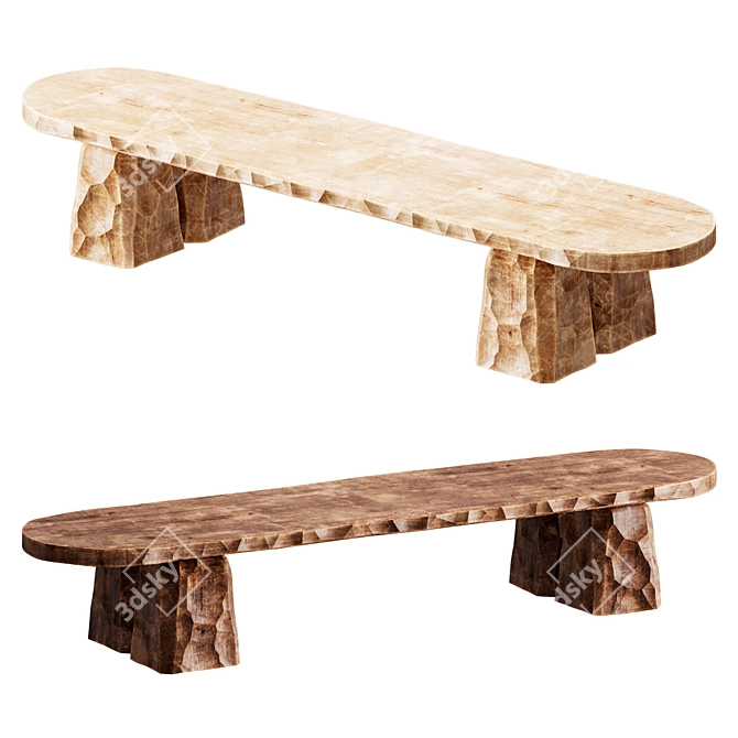Modern Gurage Table No 24 3D model image 1