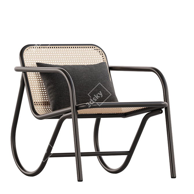 Elegant N.200 Chair Design 3D model image 1