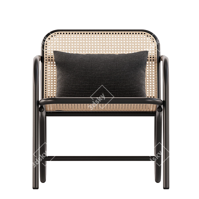 Elegant N.200 Chair Design 3D model image 2