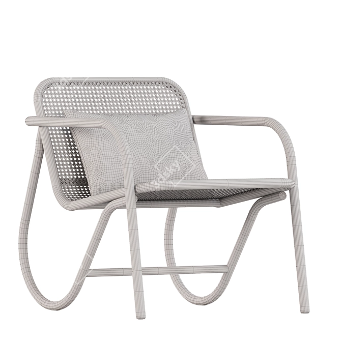 Elegant N.200 Chair Design 3D model image 5