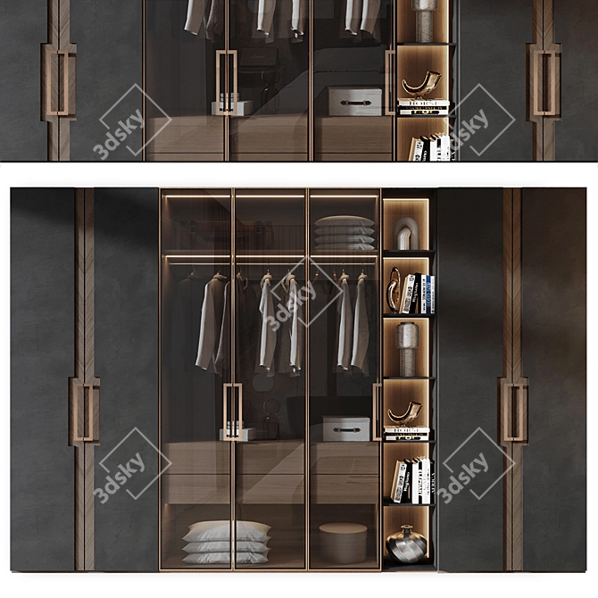 Modern Decorative Furniture Set - 2013 3D model image 1