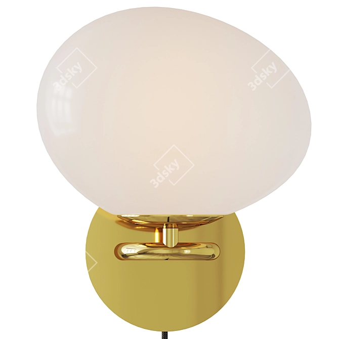 Minimalist DFTP Shapes Sconce 3D model image 3