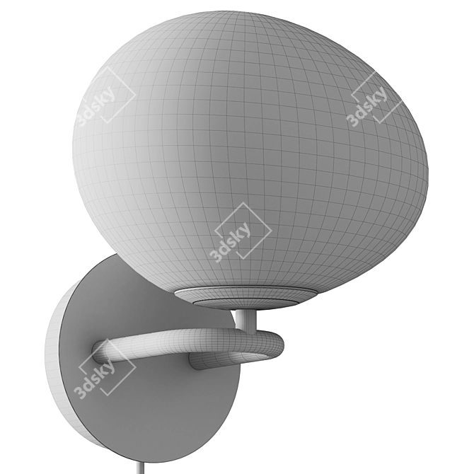 Minimalist DFTP Shapes Sconce 3D model image 4