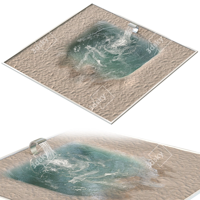 Swim in Style with Pool 3D model image 1