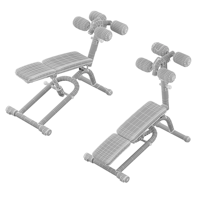 Dynamic TechCrunch Exercise Bench 3D model image 6