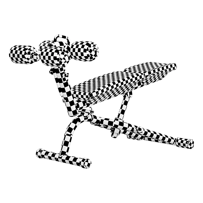 Dynamic TechCrunch Exercise Bench 3D model image 7