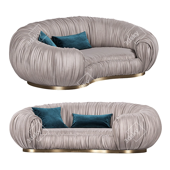 Contemporary Perugia Sofa 2016 Model 3D model image 2