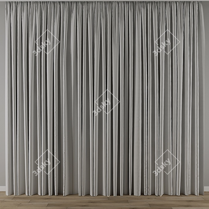 Curtain 888 3D Model Collection 3D model image 3