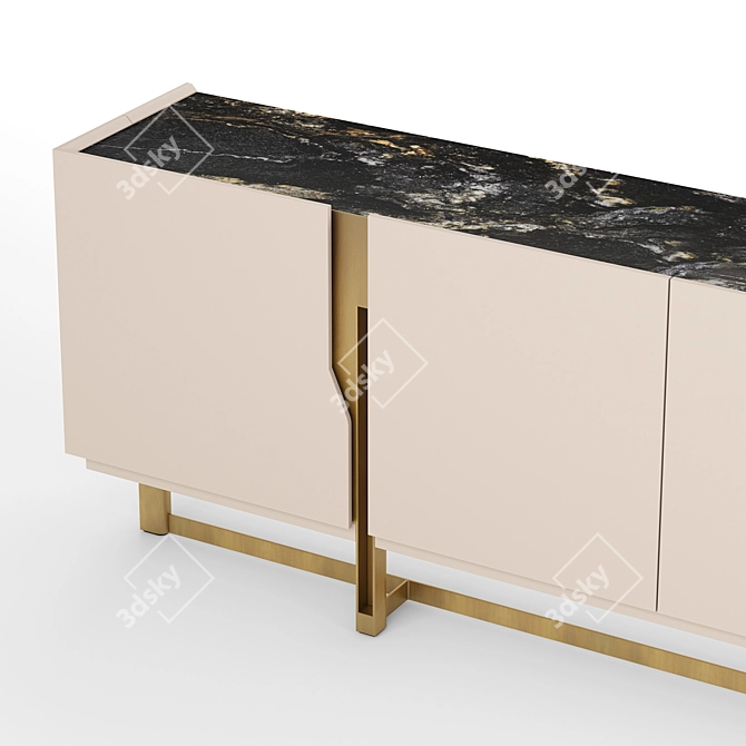 Modern Italian Mirage Sideboard by Cantori 3D model image 4