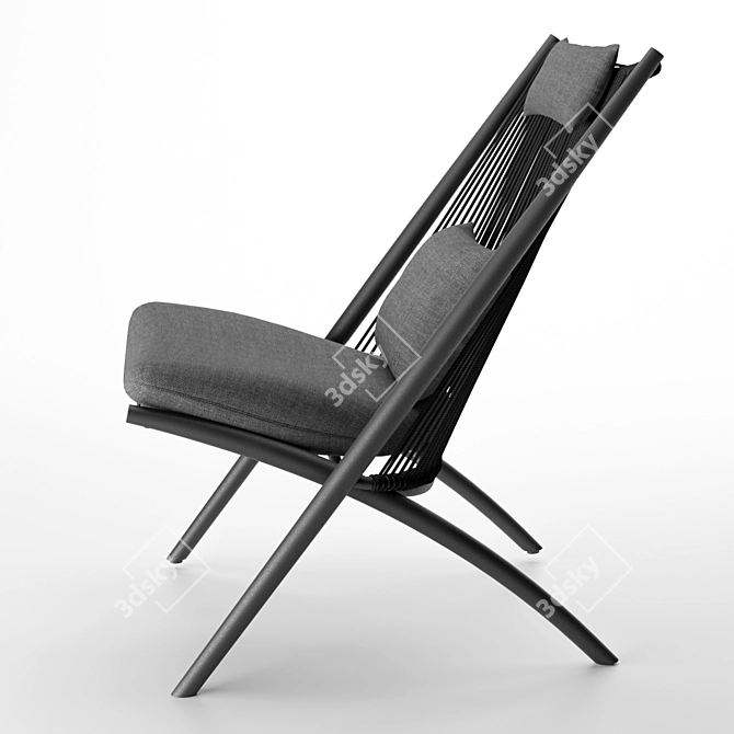 Outdoor Aloha Lounge Chair - XK04 3D model image 3