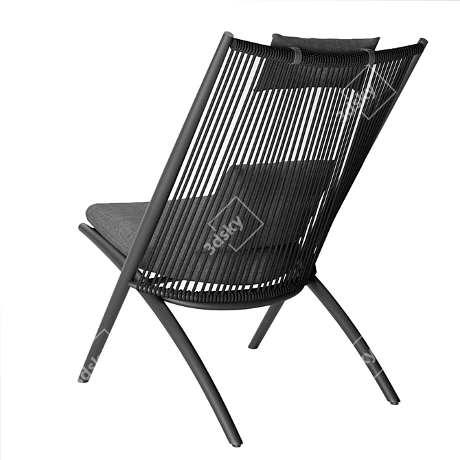 Outdoor Aloha Lounge Chair - XK04 3D model image 9