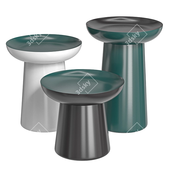 Sleek Fungo Coffee Table Design 3D model image 1