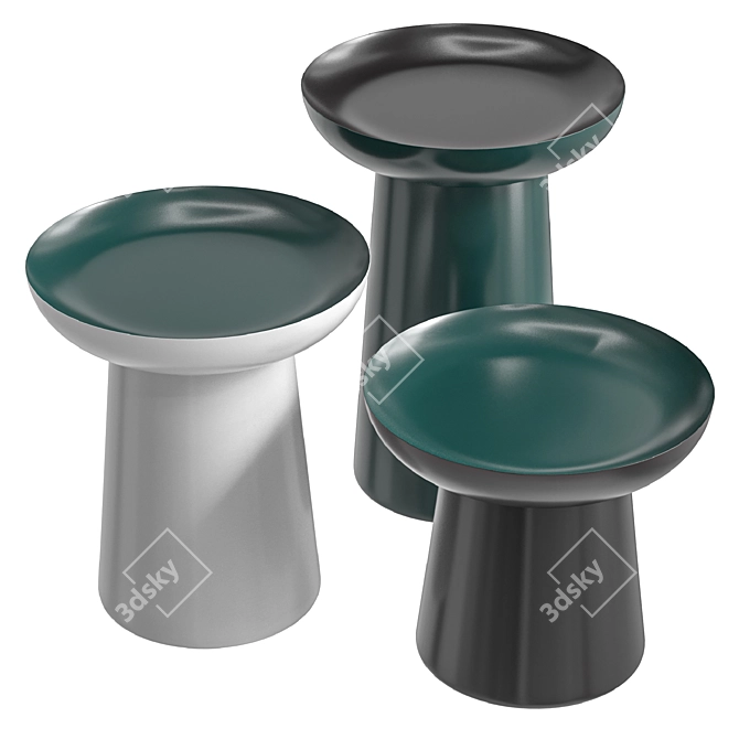 Sleek Fungo Coffee Table Design 3D model image 2